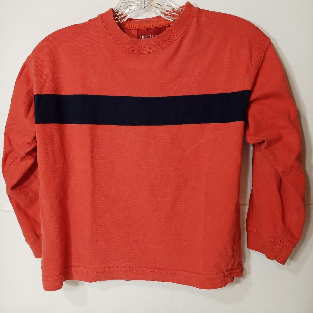 Boys long sleeve orange t-shirt